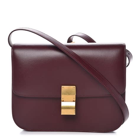 celine box burgundy|WOMEN'S LUXURY BURGUNDY BAGS AND HANDBAGS.